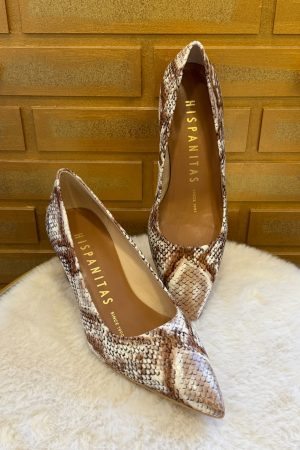 Craquez pour l'escarpin python de la Marque Hispanistes : confort avec semelle ultra souple, et tout cuir