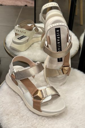 Sandales femme en cuir -Modèle Ambar v26 | Hispanitas