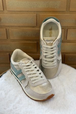 Basket femme Gola, Daytona Blaze sneaker rétro en cuir confortable et élégante